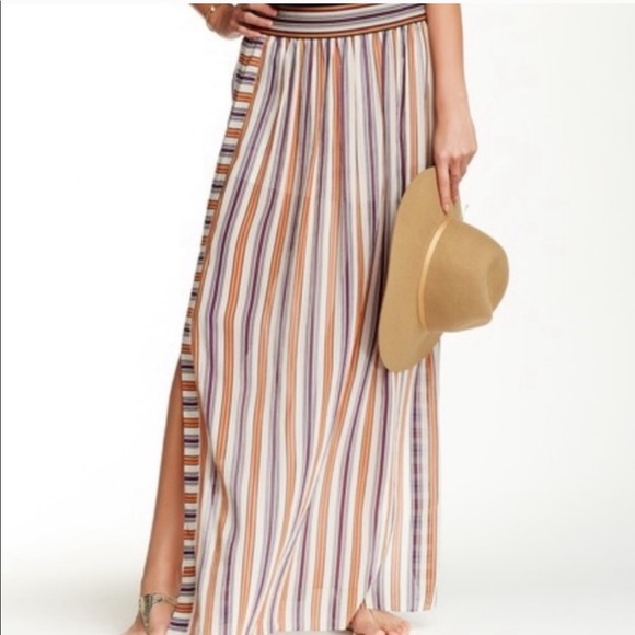 Calypso St. Barth Dresses & Skirts - Striped boho maxi skirt